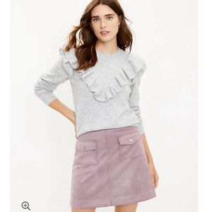 Loft Ruffle Yoke Sweater